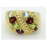 Beautiful Gemstone Dinner Ring