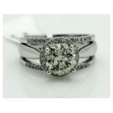 14kt Gold Brilliant 2.40 ct Diamond Wedding Set