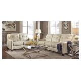 Ashley 591 LEATHER Galaxy Sofa & Loveseat