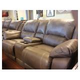 Simmons Tan Reclining Sofa & Loveseat