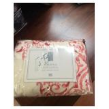 Fairholm White & Red Queen Duvet Cover Set