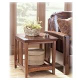 Ashley T545-3 Oak End Table