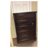 Ashley cherry highboy chest