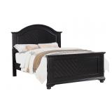 Brook Black queen size bed