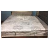 King Serta pillow top mattress & box