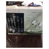 Wallace 77pc Stainless Steel Silverware Set