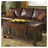 Ashley 753 Trunk Style Coffee Table