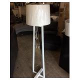 Ashley White Metal Floor Lamp