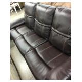 Coaster 601 LEATHER Reclining  Sofa & Loveseat