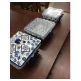 Temptations Blue Oven & Serving Set