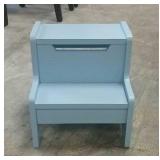 Powder blue step stool