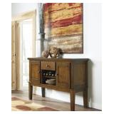 Ashley d594 Cherry Farmhouse Server