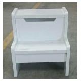 White step stool