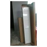 Faux wood interior shutter set, 31-33" x 54"