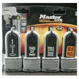 4 pack master locks