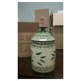 Temptations old world cookie jar, green