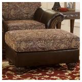 Ashley 758-0214 umber ottoman