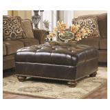 Ashley 767 Oversize accent ottoman, antique