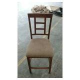 Ashley wood chair with cloth seat