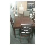 Ashley D 295-225 dining table and chairs