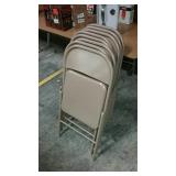 Metal folding chairs