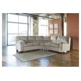 Ashley 954 Gray Plush Sectional Sofa