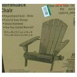 Adirondack outdoor chair (new in box)