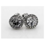 Brilliant 2.00 ct White Topaz Solitaire Earrings