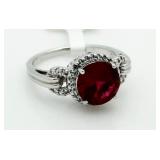 Platilite Ruby Designer Ring