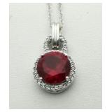 Platilite Ruby Designer Pendant