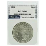 1888 MS66 Morgan Silver Dollar