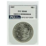 1887 MS66 Morgan Silver Dollar