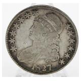 1827 Capped Bust Silver Half Dollar