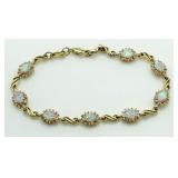 Beautiful Opal Tennis Bracelet