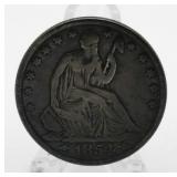 1854-O "Arrows" Seated Liberty Silver Half Dollar