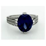 Oval 2.50 ct Tanzanite Solitaire Ring