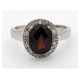 Oval 2.00 ct Garnet Dinner Ring