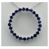 10kt Gold Tanzanite Circle Of Life Necklace