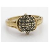 10kt Gold Diamond Estate Ring