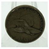 1857 Flying Eagle Cent *1st Year