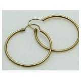 14kt Gold XL Hoop Earrings