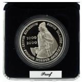 2000 US Mint Leif Eiriksson Silver Commem Proof