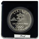 2002 US Mint Salt Lake City Olympic Silver Proof