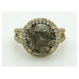 18kt Gold 8.70 ct Fancy Brown Diamond Ring