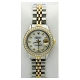 Ladies Oyster Date Mother Of Pearl Rolex w