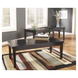 Ashley T281 coffee table and 2 end table set