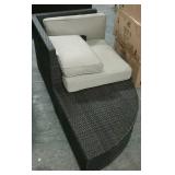 2 piece wicker style patio set