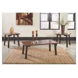 Ashley 205 coffee table and end tables set