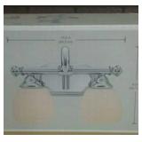 2 light vanity fixture