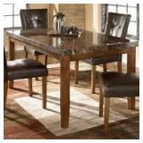 Ashley 328 dining room table and 4 side chairs